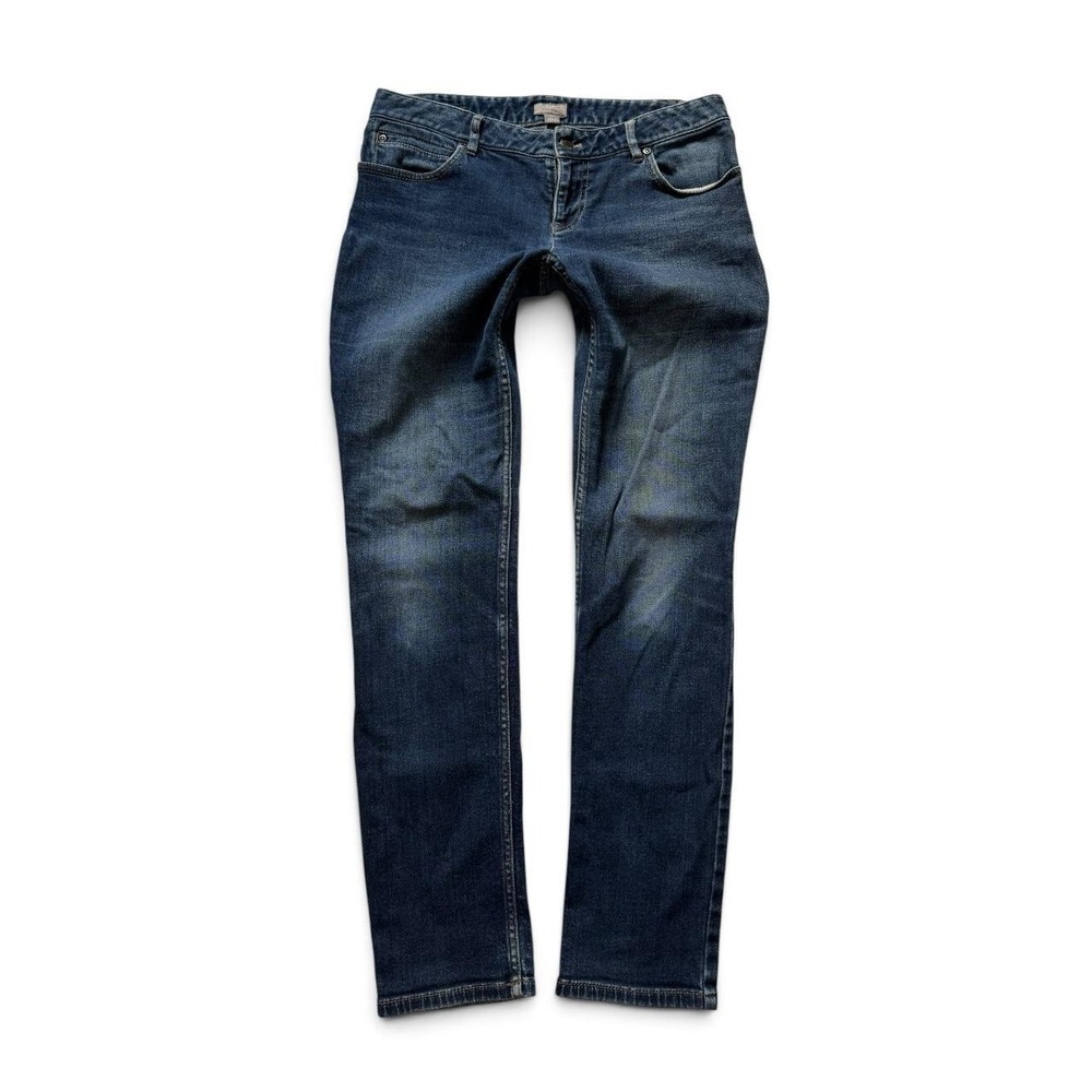 J. Jill Skinny Jeans Womens 8 Petite Dark Wash Blue Denim Slim Fit Stretch